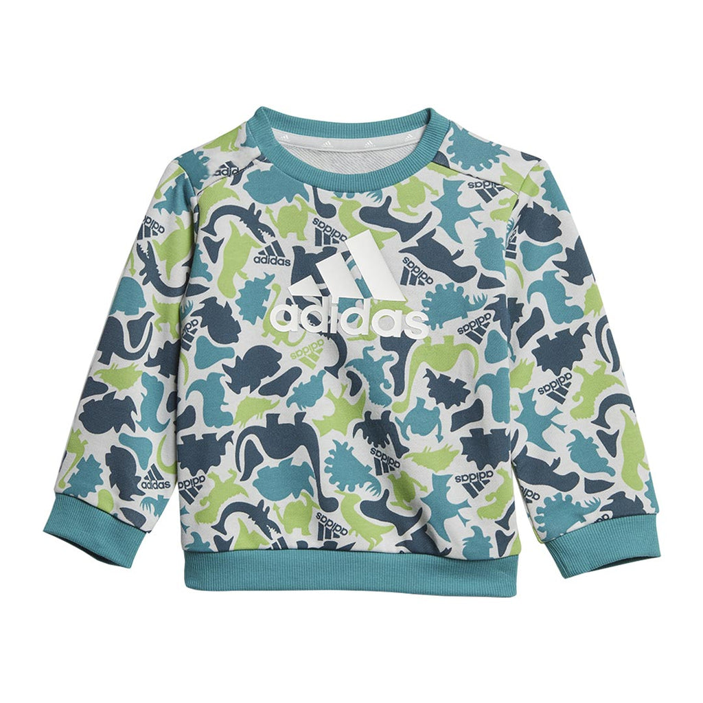 adidas - Kids' (Infant & Toddler) Allover Print Crew & Jogger Set (IK8329)