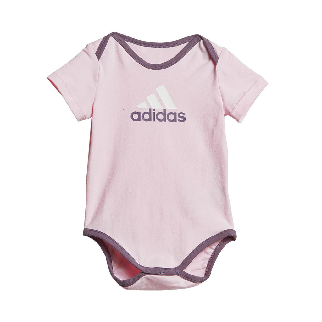 adidas - Coffret cadeau Essentials Body et bonnet à grand logo pour enfant (bébé et tout-petit) (IJ8873)