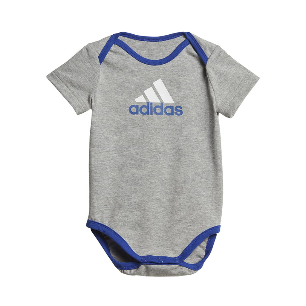 adidas - Kids' (Infant & Toddler) Essentials Big Logo Bodysuit & Beanie Gift Set (IJ8877)