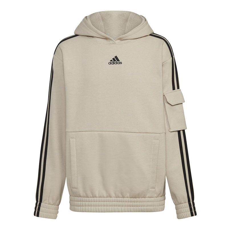 adidas - Kids' (Junior) 3-Stripes Cargo Pullover Hoodie (IQ5772)