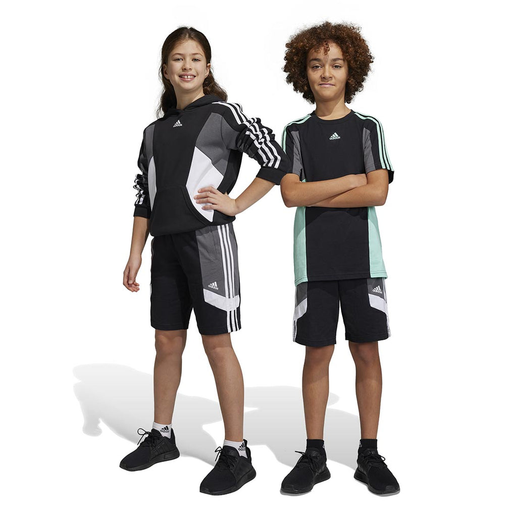 adidas - Kids' (Junior) 3-Stripes Shorts (HR6327)