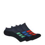 adidas - Kids' (Junior) 6 Pack Cushioned Angle Stripe No-Show Socks (GA5381)