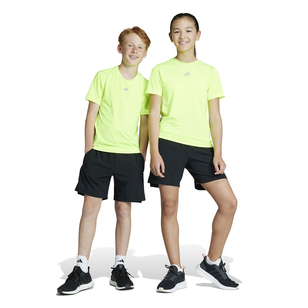 adidas - Kids' (Junior) Aeroready 3-Stripes Woven Shorts (IB8872)