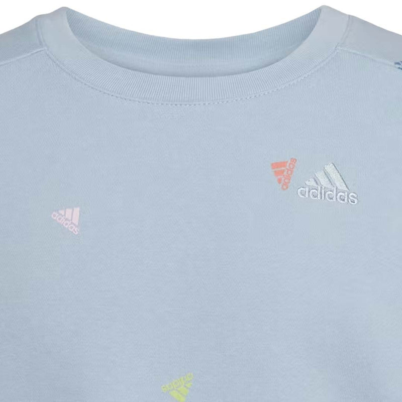 adidas - Kids' (Junior) Allover Print Fleece Pullover Sweatshirt (IQ5980)