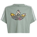 adidas - Kids' (Junior) Animal Print Crop T-Shirt (IB8582)