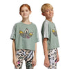 adidas - Kids' (Junior) Animal Print Crop T-Shirt (IB8582)