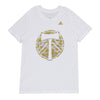 adidas - T-shirt avec logo doré des Portland Timbers pour enfants (junior) (R7TRH4YPT)