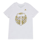 adidas - Kids' (Junior) Portland Timbers Gold Logo T-Shirt (R7TRH4YPT)