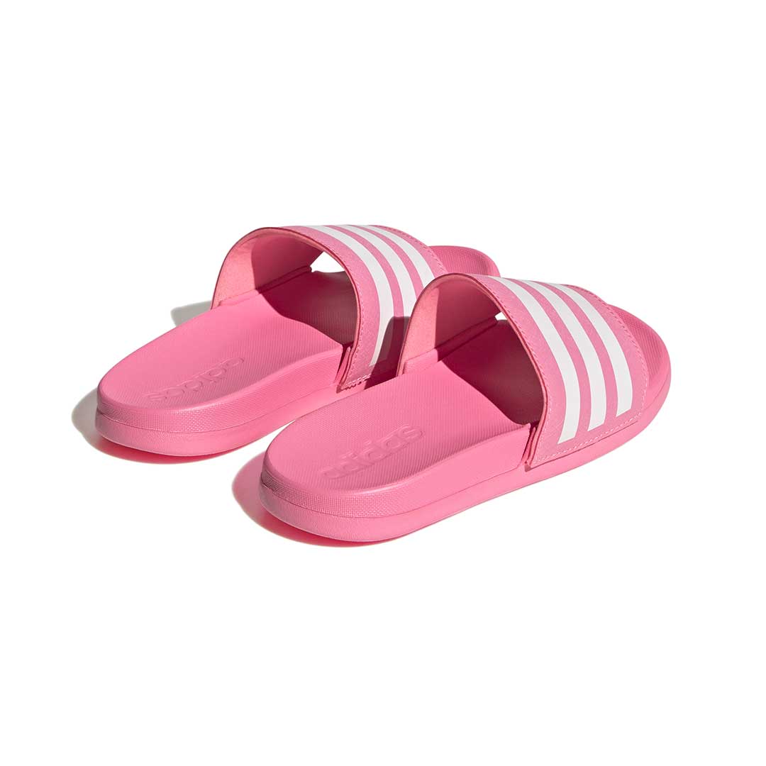 Adidas hot pink slides on sale