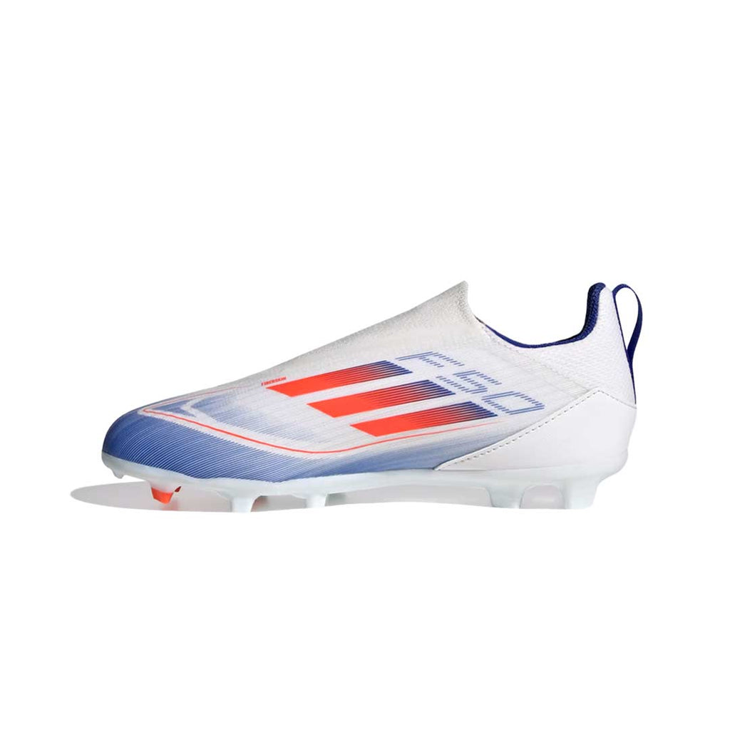 adidas - Kids' (Preschool & Junior) F50 League Laceless Firm/Multi Ground Soccer Cleats (IF1362)