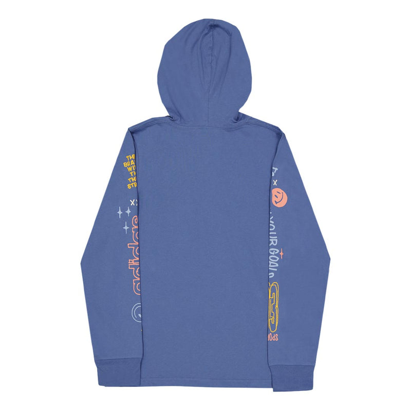 adidas - Kids' (Youth) Doodle Long Sleeve Hooded T-Shirt (IQ7965)