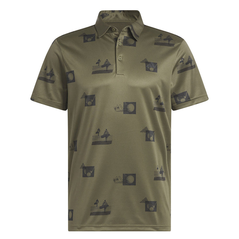 adidas - Men's Allover Print Polo (HR7999)