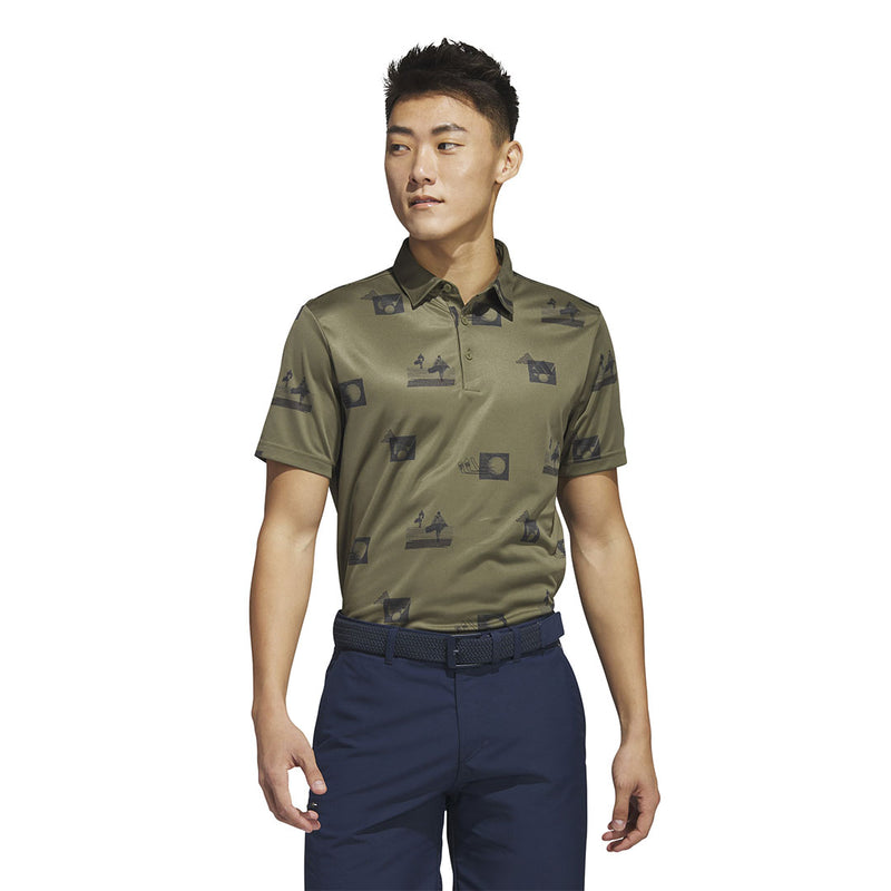 adidas - Men's Allover Print Polo (HR7999)