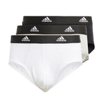 adidas - Men's 3 Pack Active Flex Cotton Brief Underwear (IQ9539)