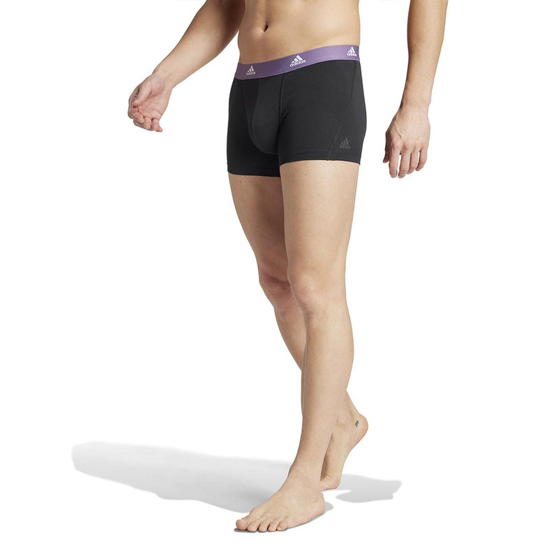 adidas - Men's 3 Pack Active Flex Cotton Trunk Briefs (IQ9543)