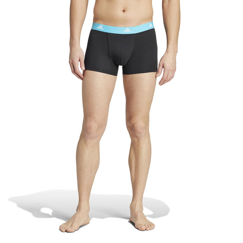 adidas - Men's 3 Pack Active Flex Cotton Trunk Briefs (IQ9543)