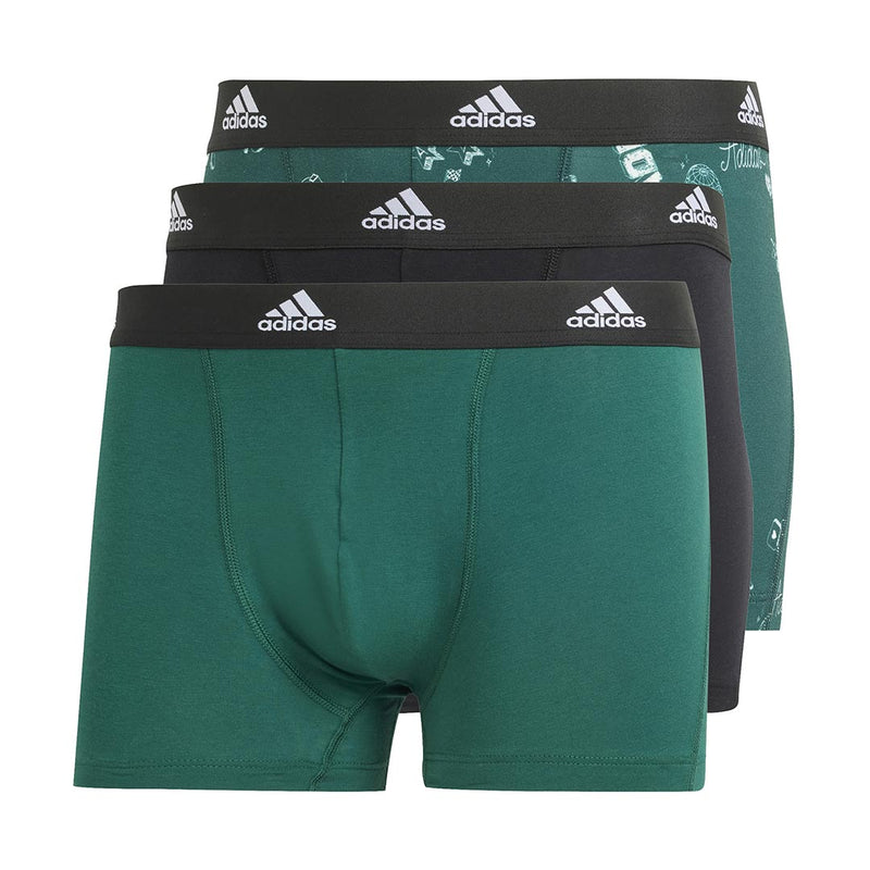 adidas - Men's 3 Pack Active Flex Cotton Trunk Briefs (IQ9545)