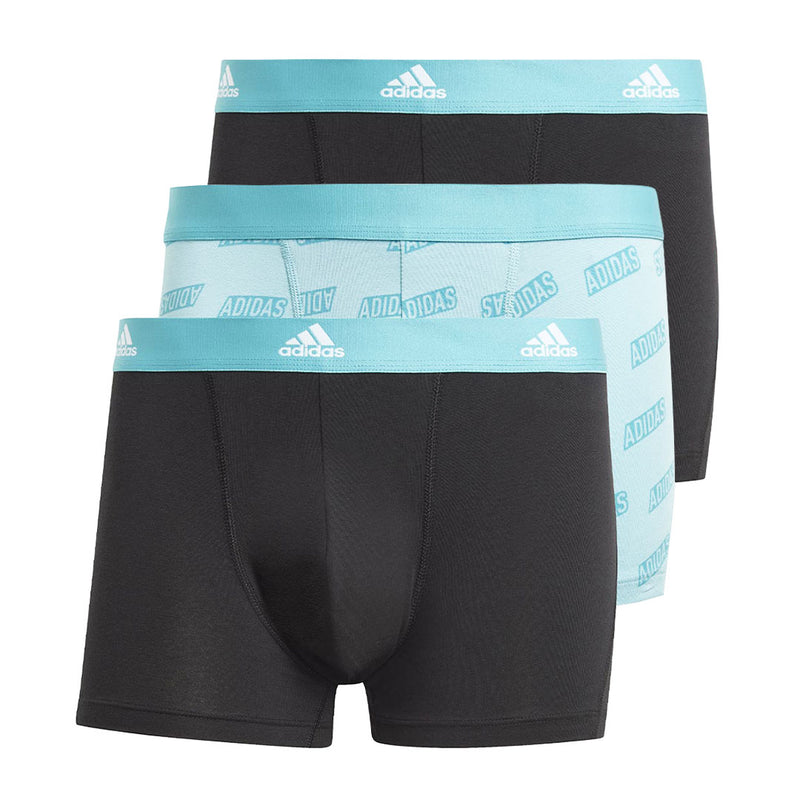 adidas - Men's 3 Pack Active Flex Cotton Trunk Briefs (IQ9547)