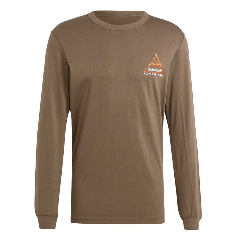 adidas - T-shirt à manches longues Adventure Volcano pour hommes (IL5172) 