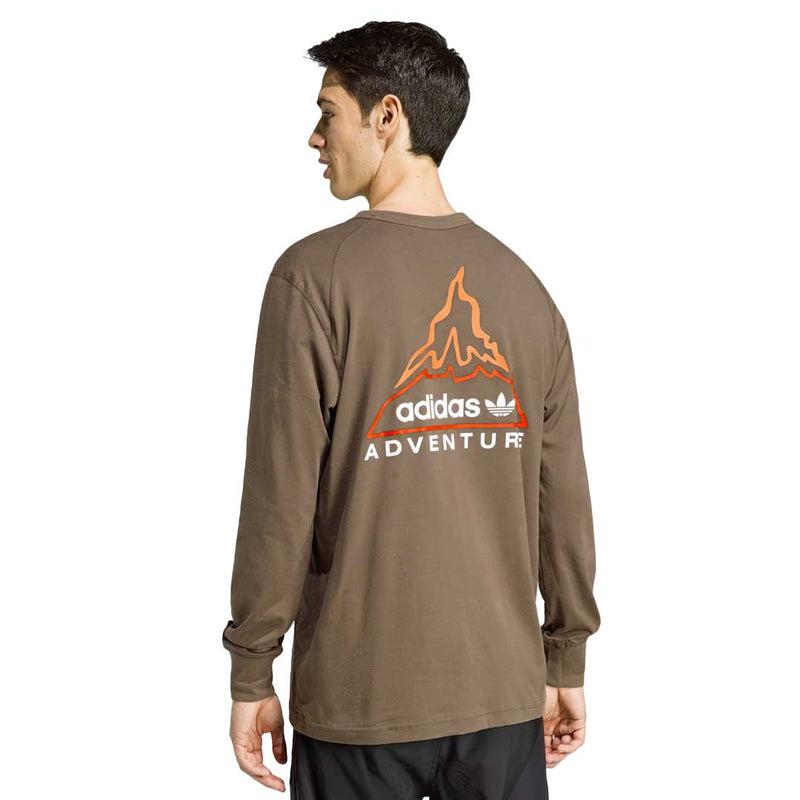 adidas - T-shirt à manches longues Adventure Volcano pour hommes (IL5172) 