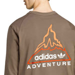 adidas - T-shirt à manches longues Adventure Volcano pour hommes (IL5172) 