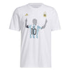 adidas - Men's Argentina Messi 3 Stars T-Shirt (HS0418)