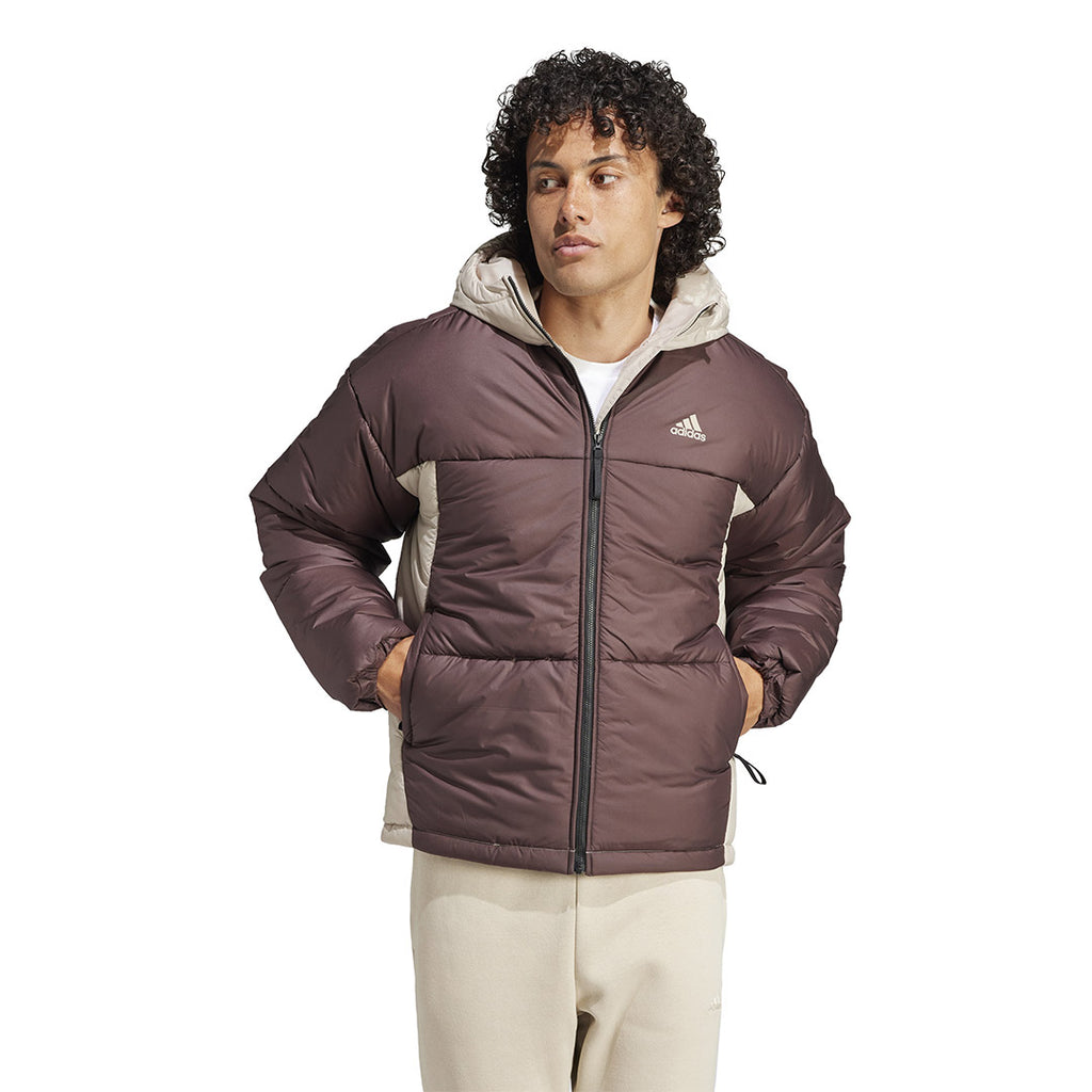 adidas - Men's BSC 3-Stripes Puffy Hooded Jacket (IK0519)