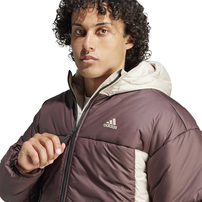 adidas - Men's BSC 3-Stripes Puffy Hooded Jacket (IK0519)