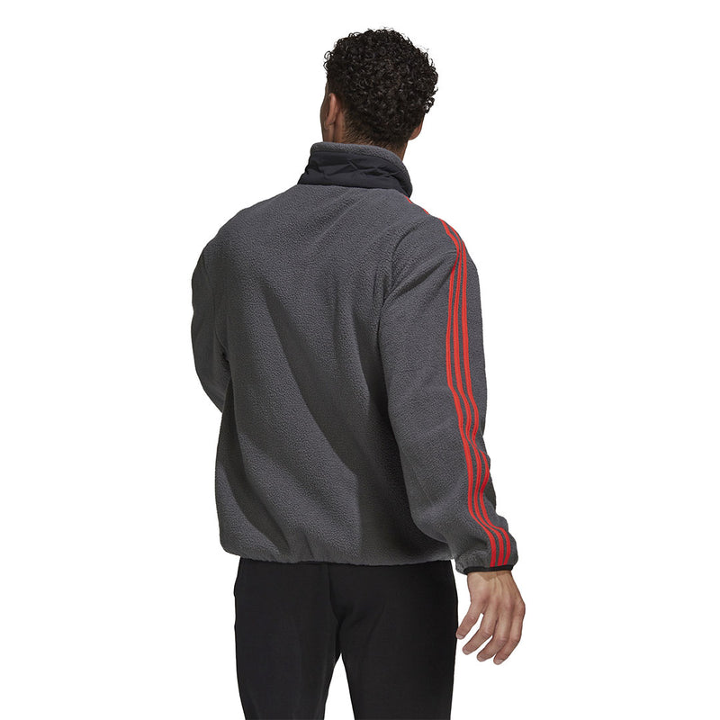 adidas - Men's Bayern Munich Lifestyler Fleece Full Zip Jacket (HF1343)