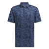 adidas - Men's Blue Ultimate365 Mesh Print Polo (IL0568)