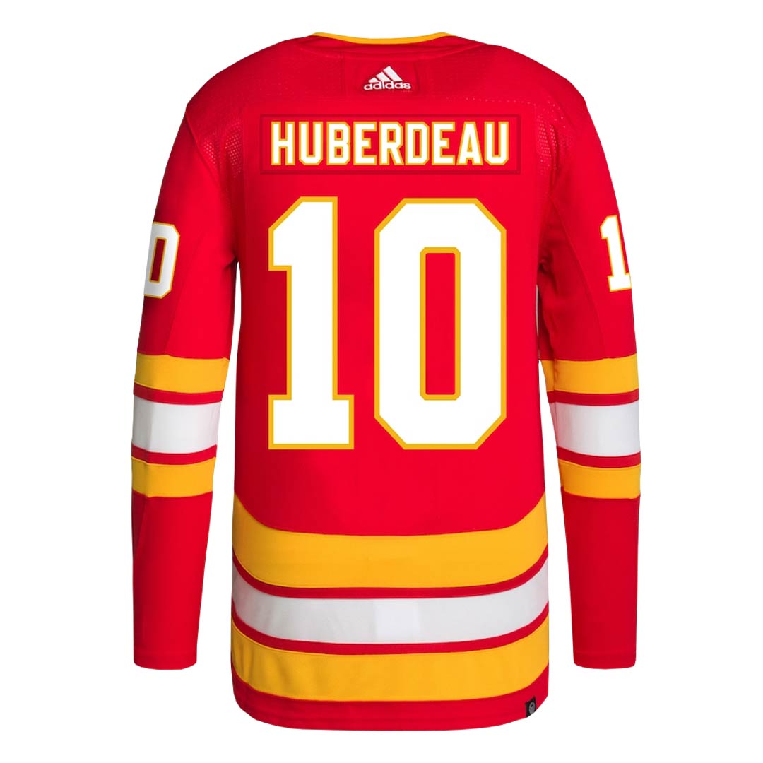 adidas Men s Calgary Flames Authentic Jonathan Huberdeau Home Jersey SVP Sports