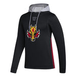 adidas - Sweat à capuche à lacets Calgary Flames Refresh Skate pour homme (IP7981) 