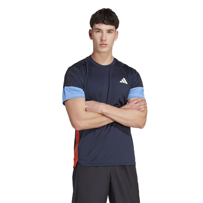 adidas - T-shirt colour block à 3 bandes pour hommes (IN5074)