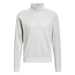 adidas - Sweat-shirt côtelé DWR avec fermeture éclair 1/4 pour hommes (HZ0432) 