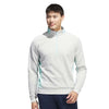 adidas - Sweat-shirt côtelé DWR avec fermeture éclair 1/4 pour hommes (HZ0432) 