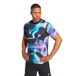 adidas - Men's Designed For Training HEAT.RDY Allover Print T-Shirt (HS7460)