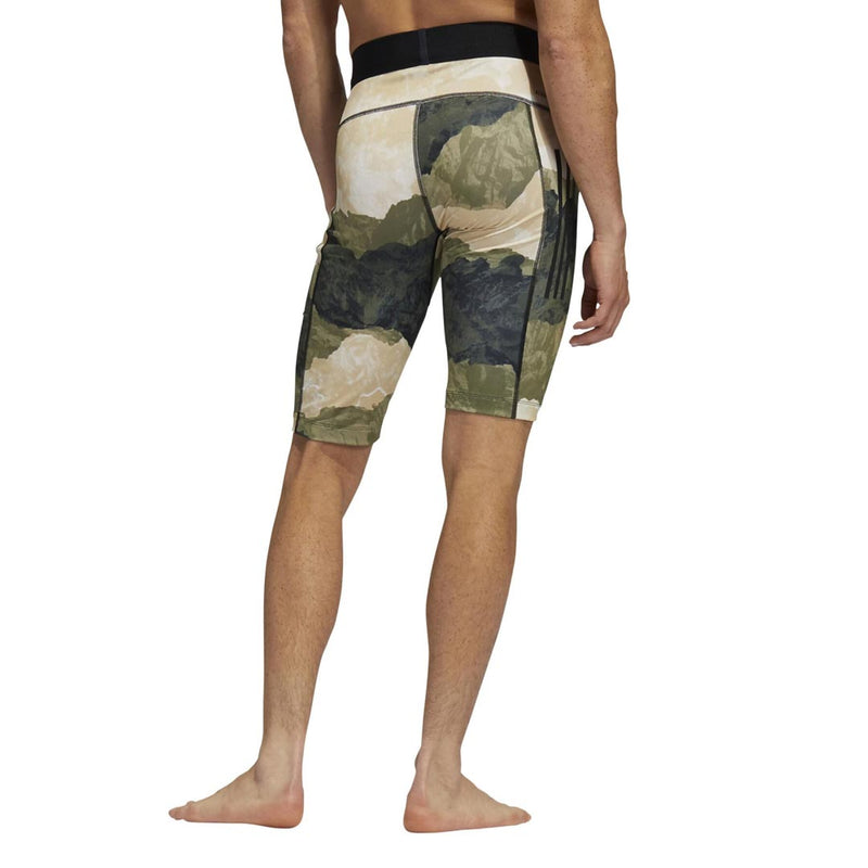 adidas - Men's Earth Graphic Fitted Yoga Shorts (GU6370)