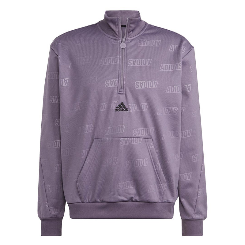 adidas - Men's Embossed Quarter Zip Sweatshirt (IJ6441)