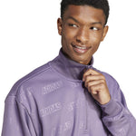 adidas - Men's Embossed Quarter Zip Sweatshirt (IJ6441)