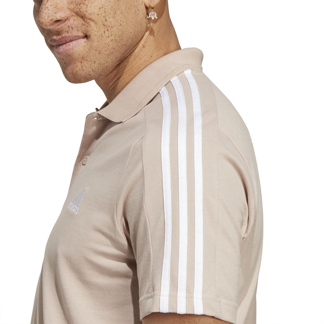 adidas Men s Essentials Pique Embroidered Small Logo 3 Stripes Polo SVP Sports