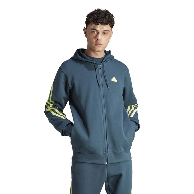 adidas - Men's Future Icons 3-Stripes Full Zip Hoodie (IJ8878)