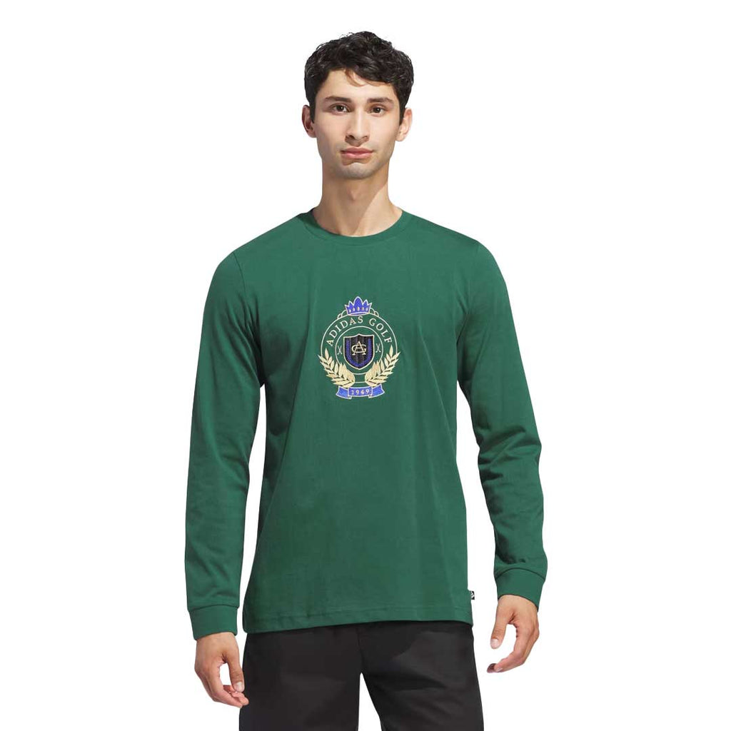 adidas - Men's Go-To Crest Graphic Long Sleeve T-Shirt (IN6348)