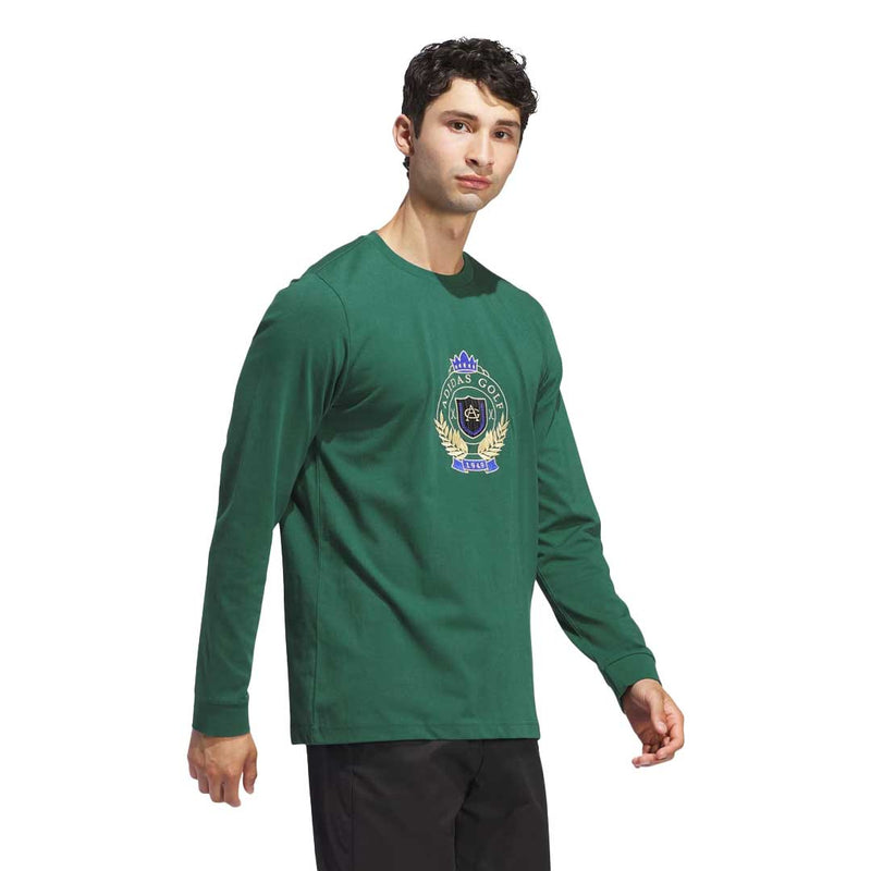 adidas - Men's Go-To Crest Graphic Long Sleeve T-Shirt (IN6348)