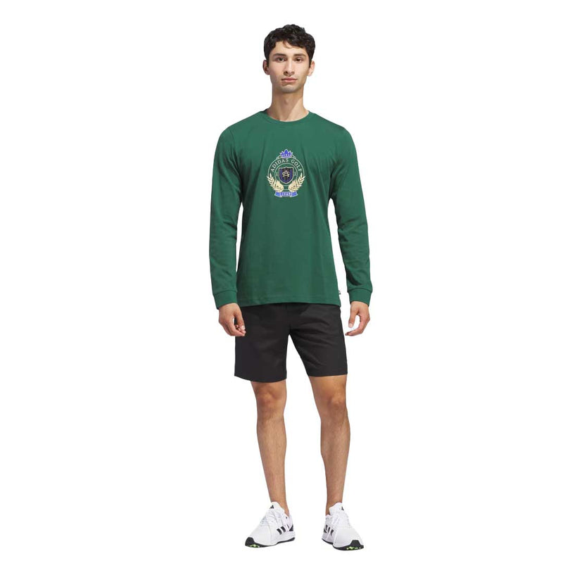 adidas - Men's Go-To Crest Graphic Long Sleeve T-Shirt (IN6348)