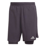 adidas - Short d'entraînement HIIT HEAT.RDY 2 en 1 pour homme (IL7130 7IN)