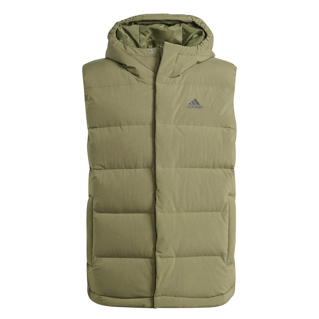 adidas Men s Helionic Hooded Down Vest IK3189 SVP Sports