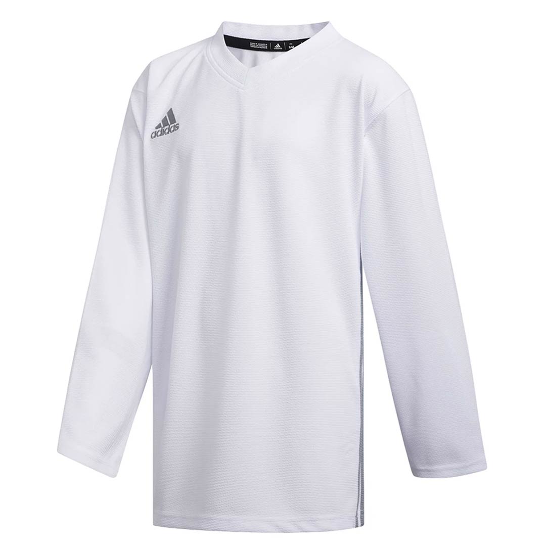 Adidas Men s Hockey Adi Team Jersey EC8102 Wht Gry XXL