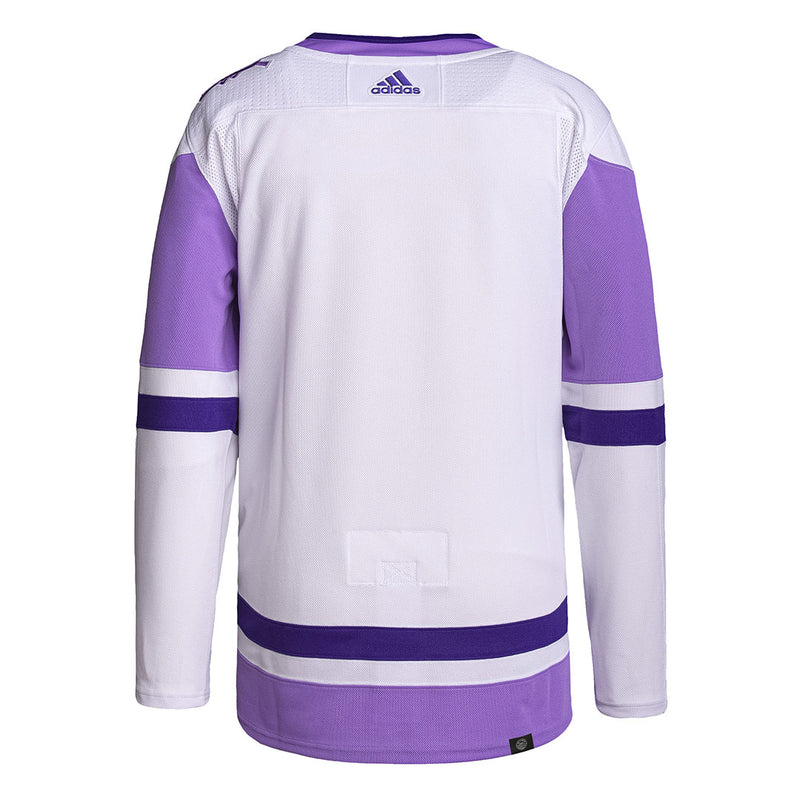 adidas - Maillot de hockey authentique pour hommes des Sénateurs d'Ottawa contre le cancer (H56574) 