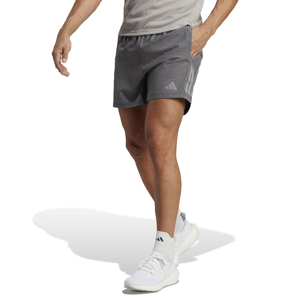 adidas - Men's Own The Run 5 inch Heather Shorts (HR6614 5IN)