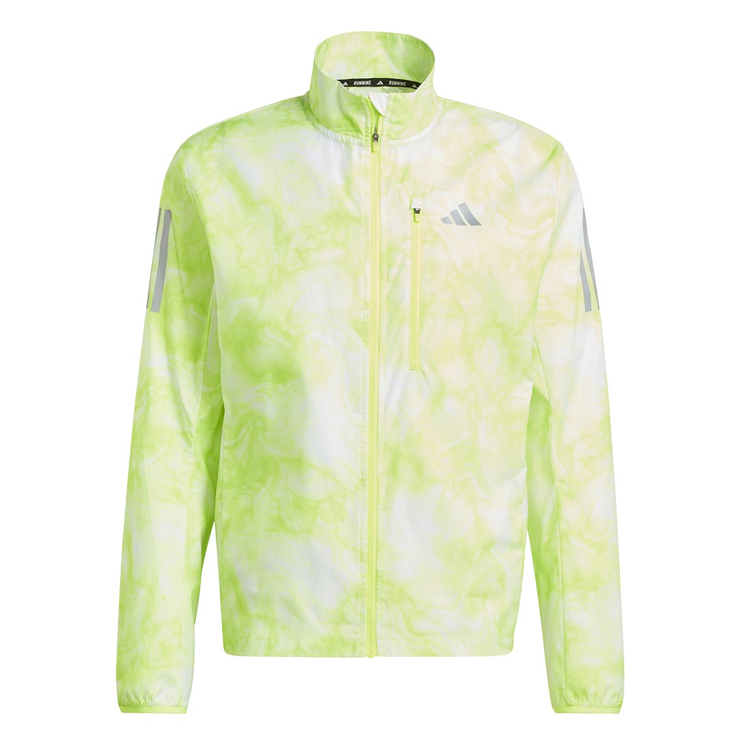 Adidas Men s Own The Run Allover Print Jacket IL4797